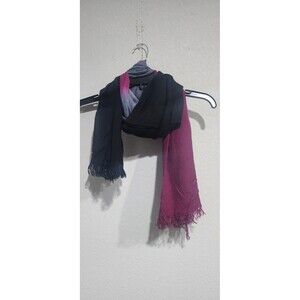 Authentic Gray Black Purple Umbre Pashmina Scarf Wrap Pashmina 80x24